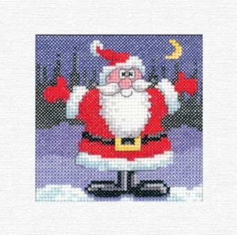 Heritage Stitchcraft Greeting Cards - Santa 