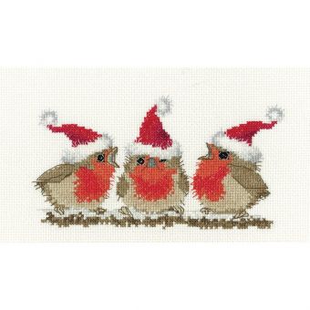 Heritage Stitchcraft - Festive Robins 