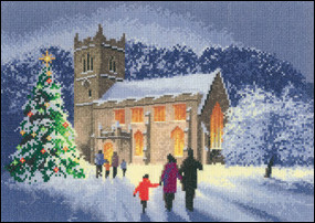 Heritage Stitchcraft John Clayton - Christmas Church 