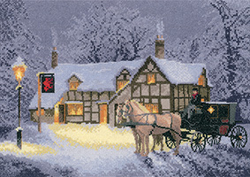 Heritage Stitchcraft John Clayton - Christmas Inn 