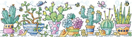 Heritage Stitchcraft - Cactus Garden 