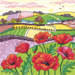 Heritage Stitchcraft - Poppy Landscape 