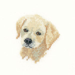 Heritage Stitchcraft - Golden Labrador Puppy 