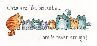 Heritage Stitchcraft - Cats and Biscuits 