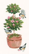 Heritage Stitchcraft Valerie Pfeiffer - Topiary Rose 