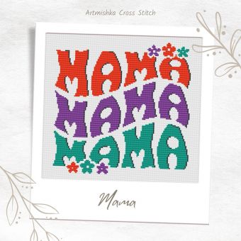 Artmishka Cross Stitch - Mama 