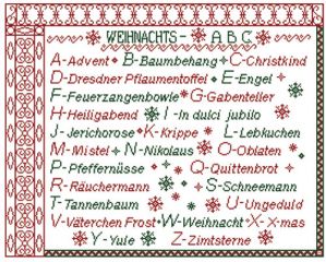 Kreuzstich-Insider - Weihnachts-ABC 