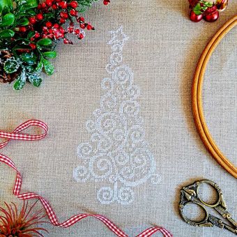 Artmishka Cross Stitch - Lace Christmas tree 
