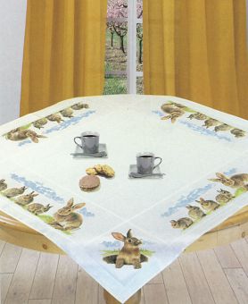 Luc Créations - Table cloth rabbit 