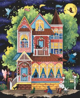 Letistitch by Luca-S - CROSS STITCH KIT KIT - FAIRTALE HOUSE 