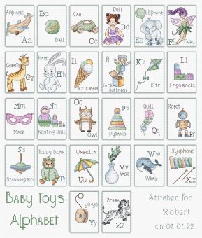 Letistitch by Luca-S - BABY TOYS ALPHABET 