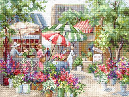 Letistitch by Luca-S - FLOWER MARKET 