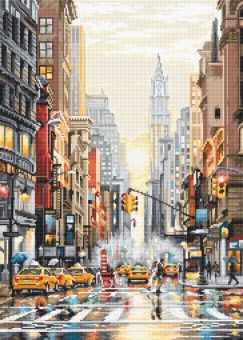 Letistitch by Luca-S - SUNSET ON 5TH AVENUE 