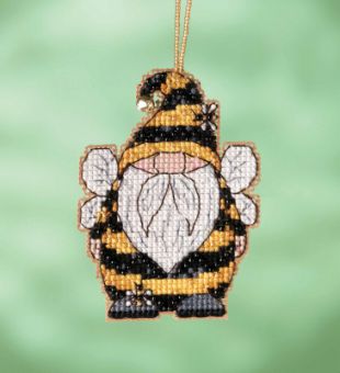 Mill Hill -  Bee Gnome Magnet 