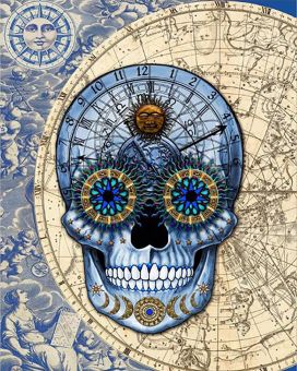 Diamond Painting Neocraft - Astrology Skull 