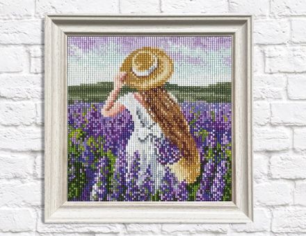 Diamond Painting Neocraft - Girl in Lavender Field 