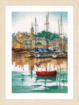 Lanarte - COUNTED CROSS STITCH KIT SUNRISE AT YACHT HARBOUR 