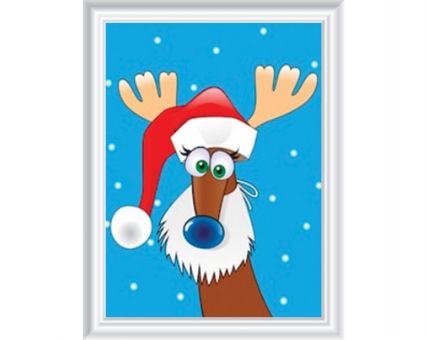 RTO Diamond Painting Cardboard - Christmas deer 