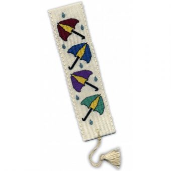 Super SALE Textile Heritage - Umbrellas Bookmark 