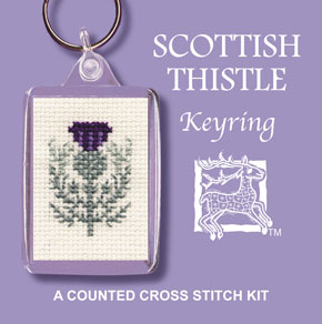 Textile Heritage - Scottish Thistle Schlüsselanhänger 