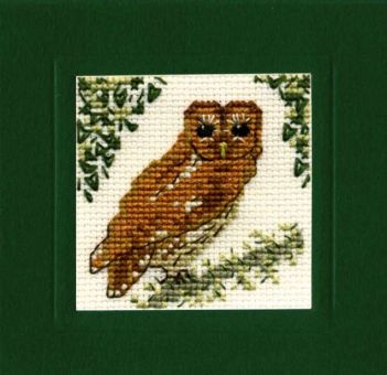 Textile Heritage - Tawny Owl Card 
