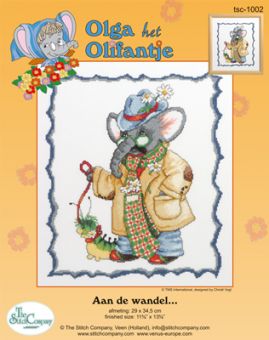 THE STITCH COMPANY Olga het Olifantje - AAN DE WANDEL 
