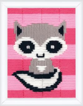 Vervaco - Longstitch Racoon 
