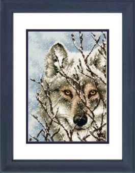 Dimensions Gold Collection - Wolf - incl. frame blue