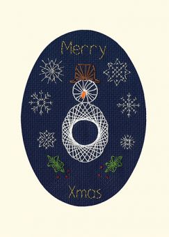 Bothy Threads - Christmas Card – Christmas Snowman 