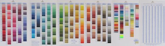 Dmc Silks Colour Chart