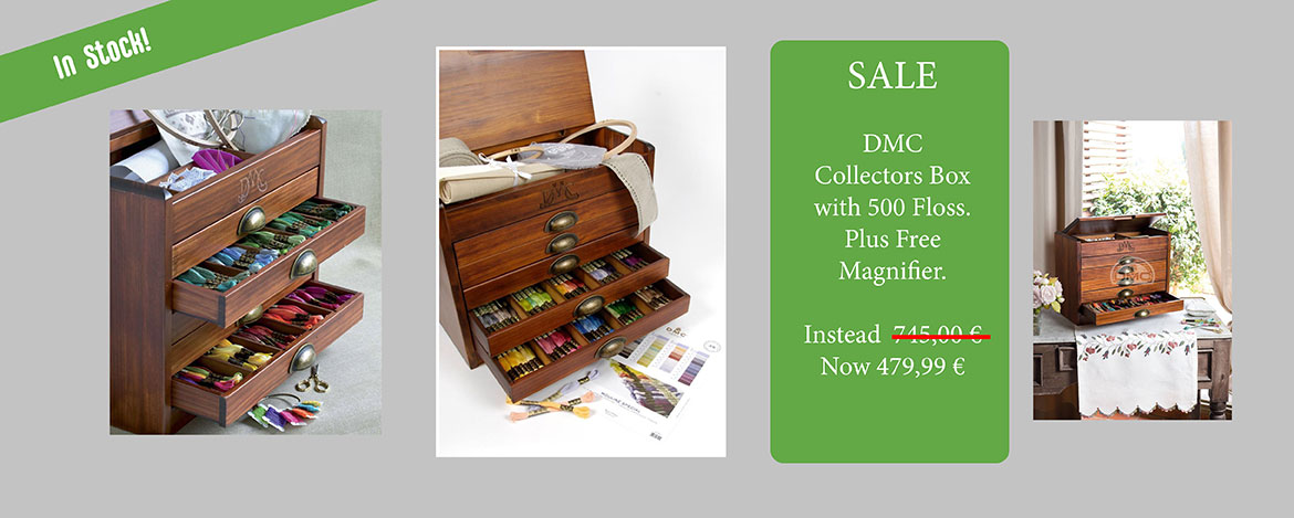 Super SALE DMC Collectors Box with 500 Floss