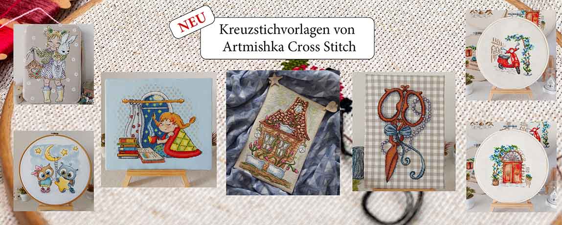 Wunderschöne Stickvorlagen von Artmishka Cross Stitch
